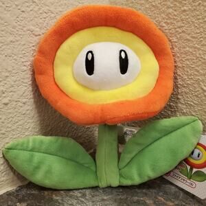 Plush - Fire Flower 7-inch (NEW) - Super Mario - Nintendo
